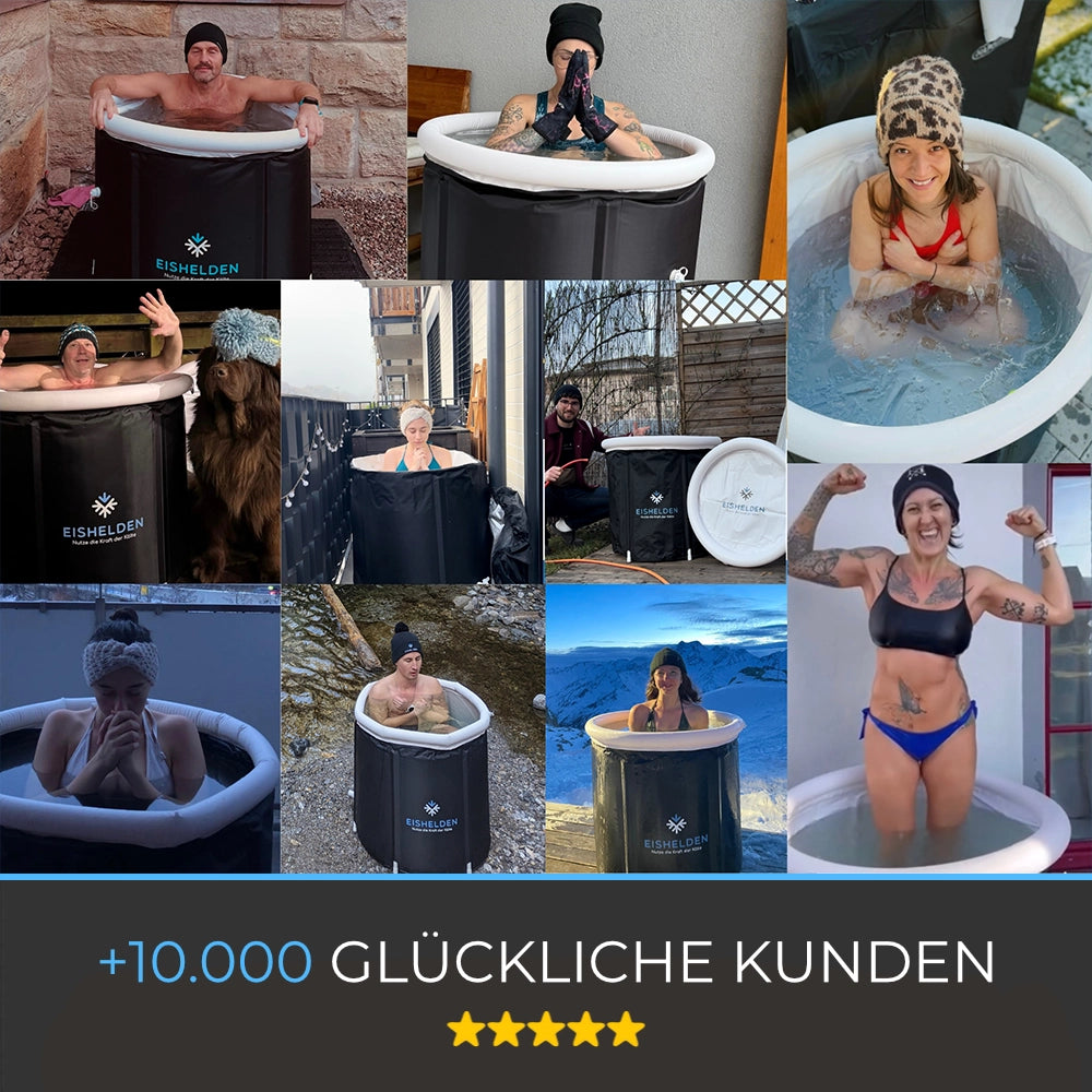 Pro Eisbad Komplettset Bundle (+ Thermometer, 3x Eisblock & Ebook)