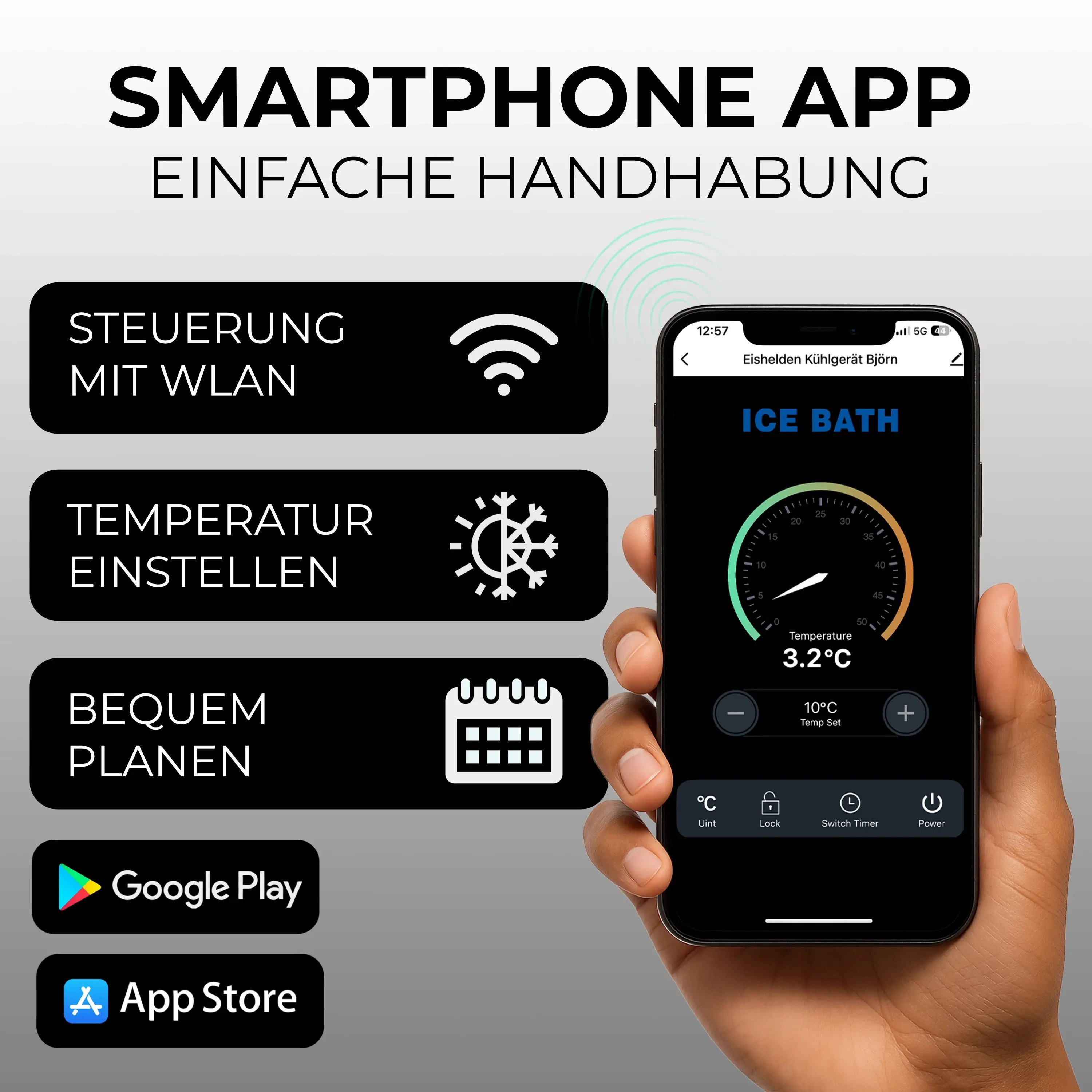 Eishelden Durchlaufkühler Björn - Powerkühlung für dein Eisbad