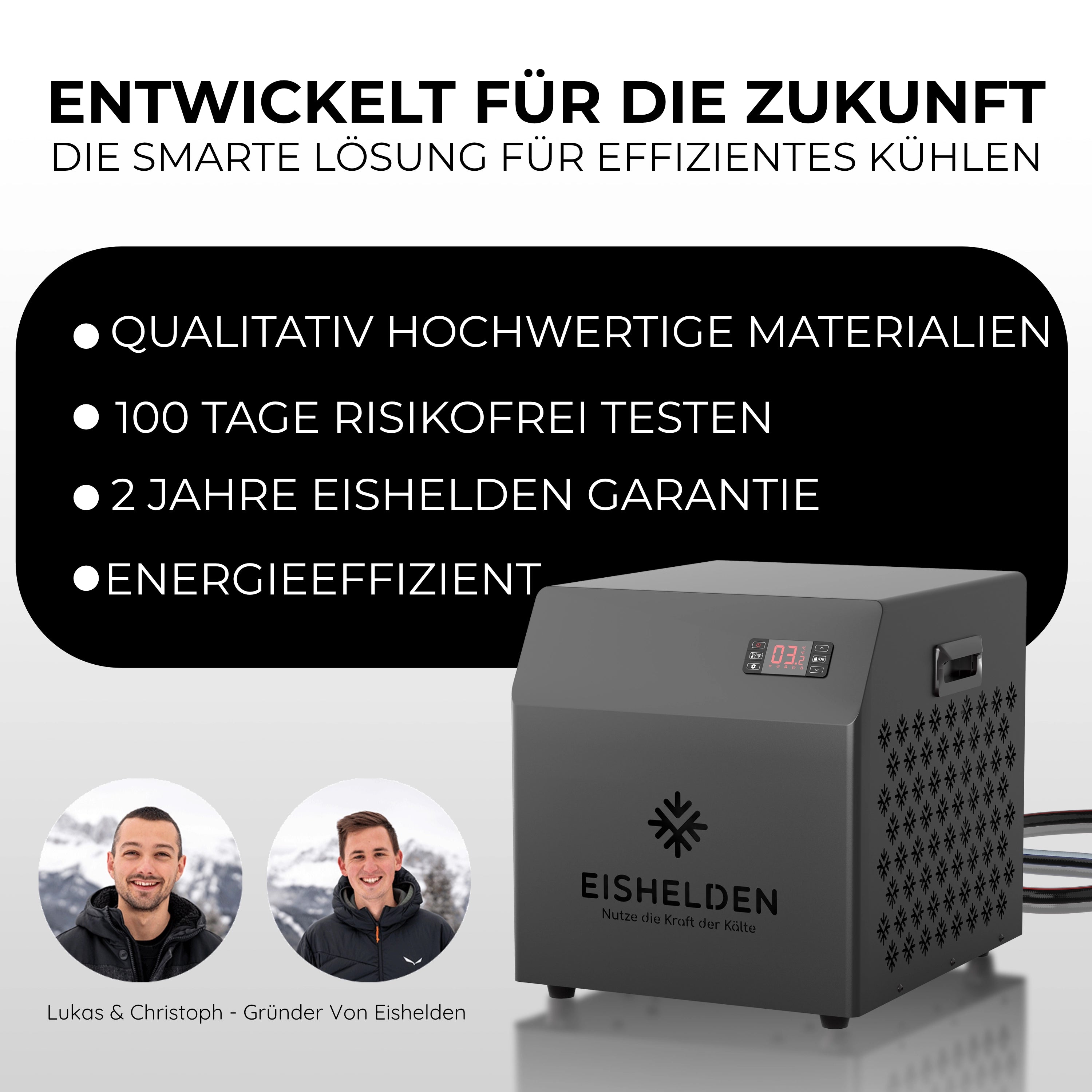 Eishelden Durchlaufkühler Björn - Powerkühlung für dein Eisbad