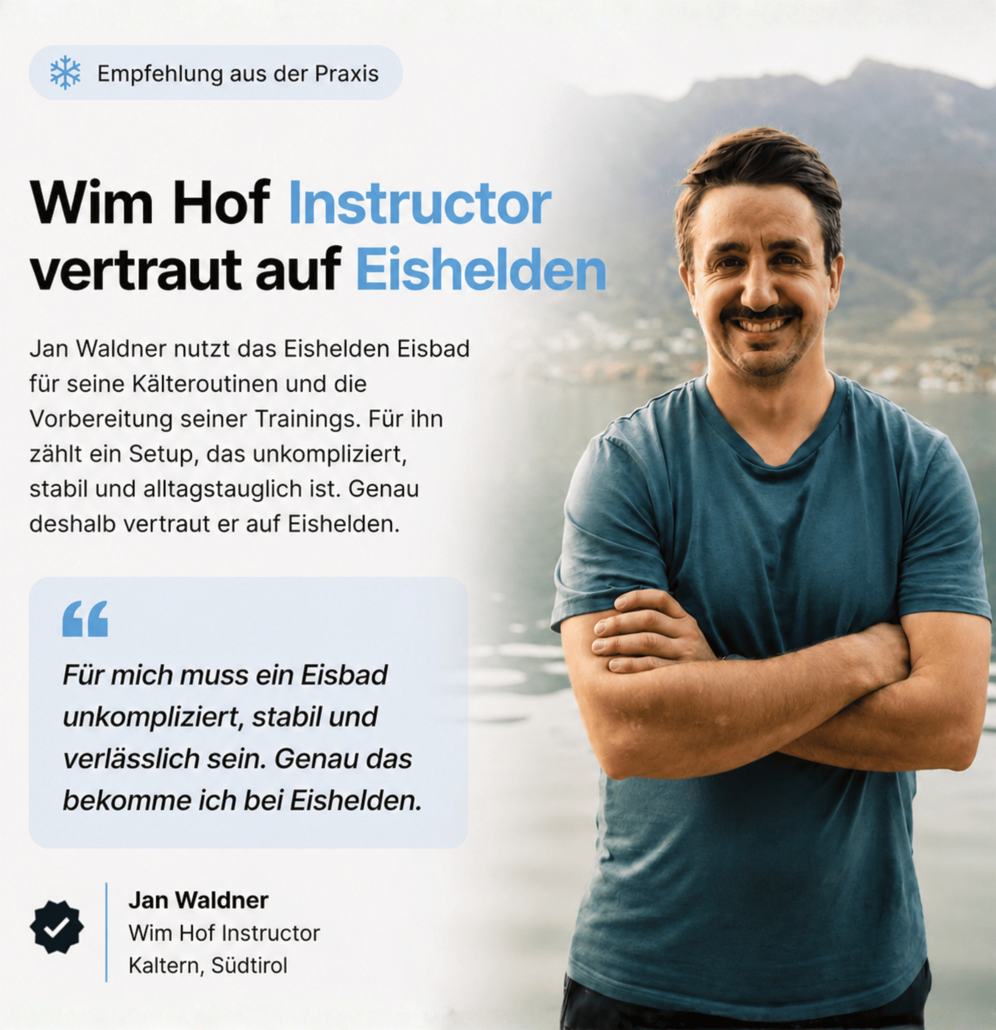 Pro Eisbad Komplettset Bundle (+ Thermometer, 3x Eisblock & Ebook)