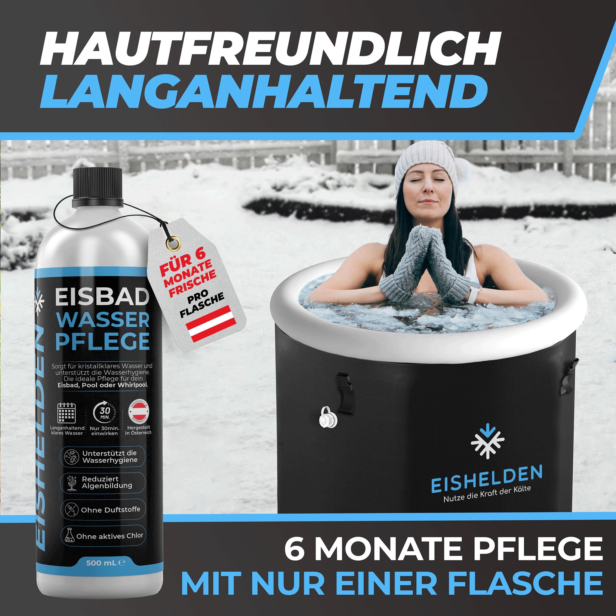 Eishelden Wasserpflege fürs Eisbad