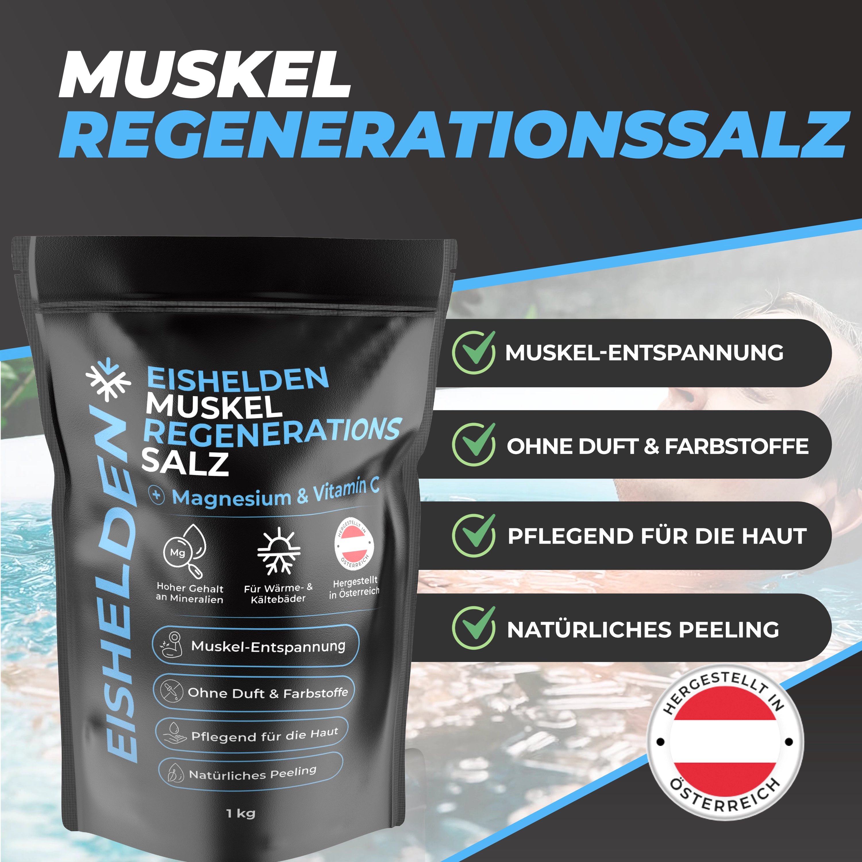 Muskel Regenerations Salz - Eishelden
