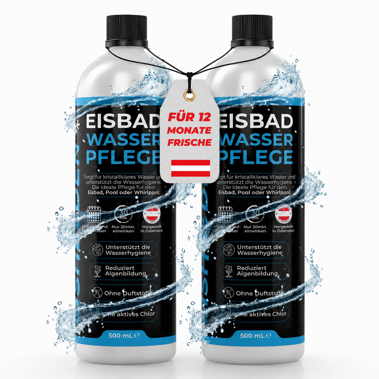 Eishelden Wasserpflege 2er Set, für länger frisches Eisbadwasser