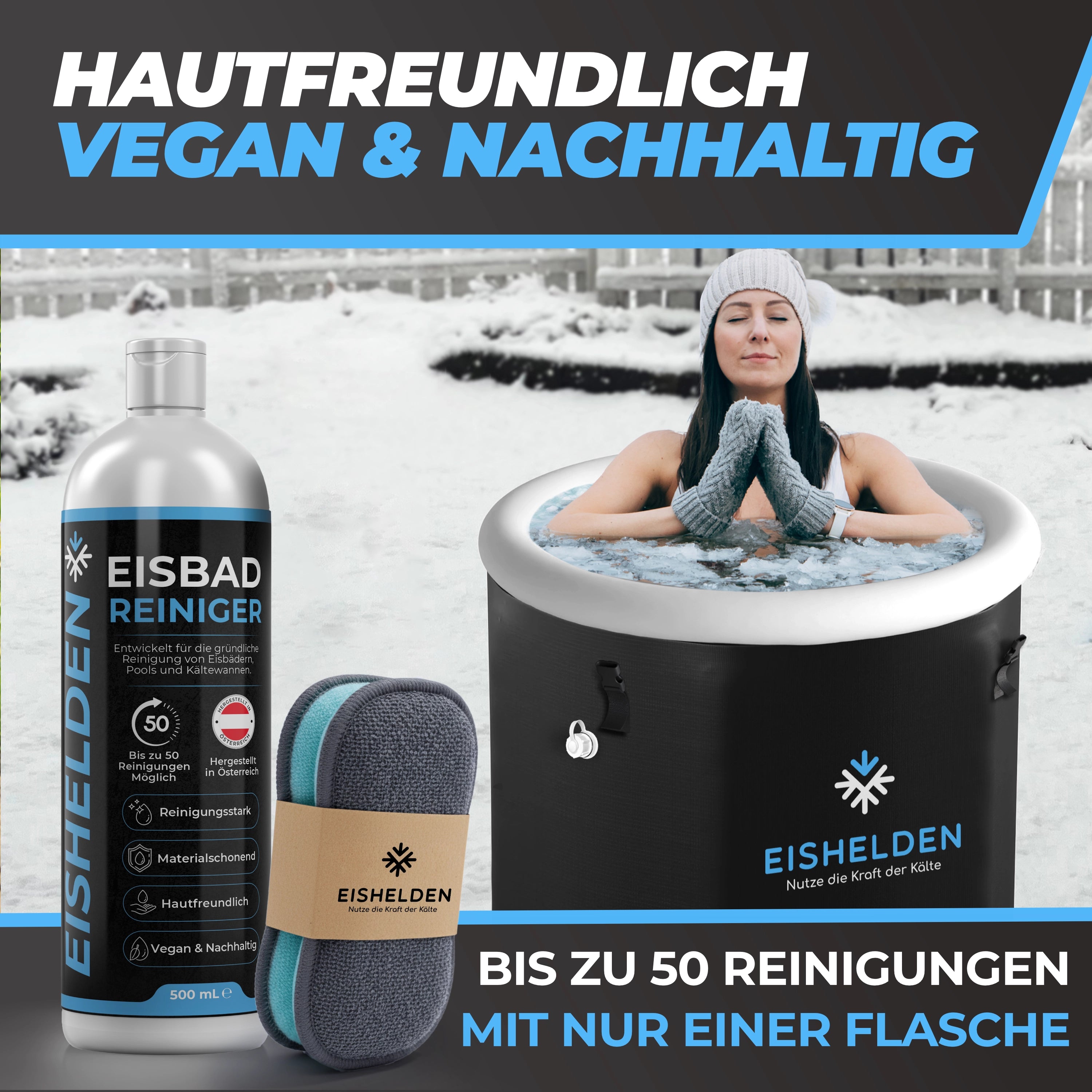 Eishelden Eisbad Reiniger