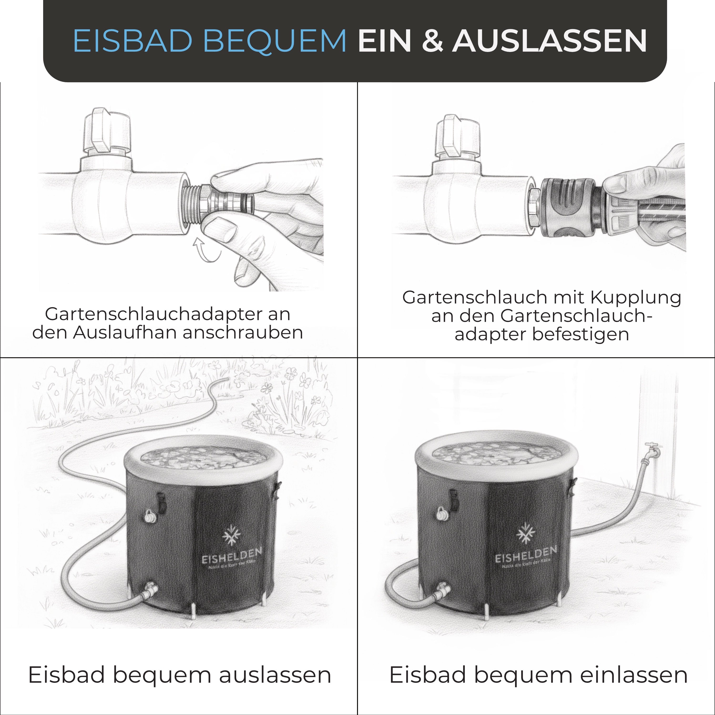 Gartenschlauch Adapter Universal