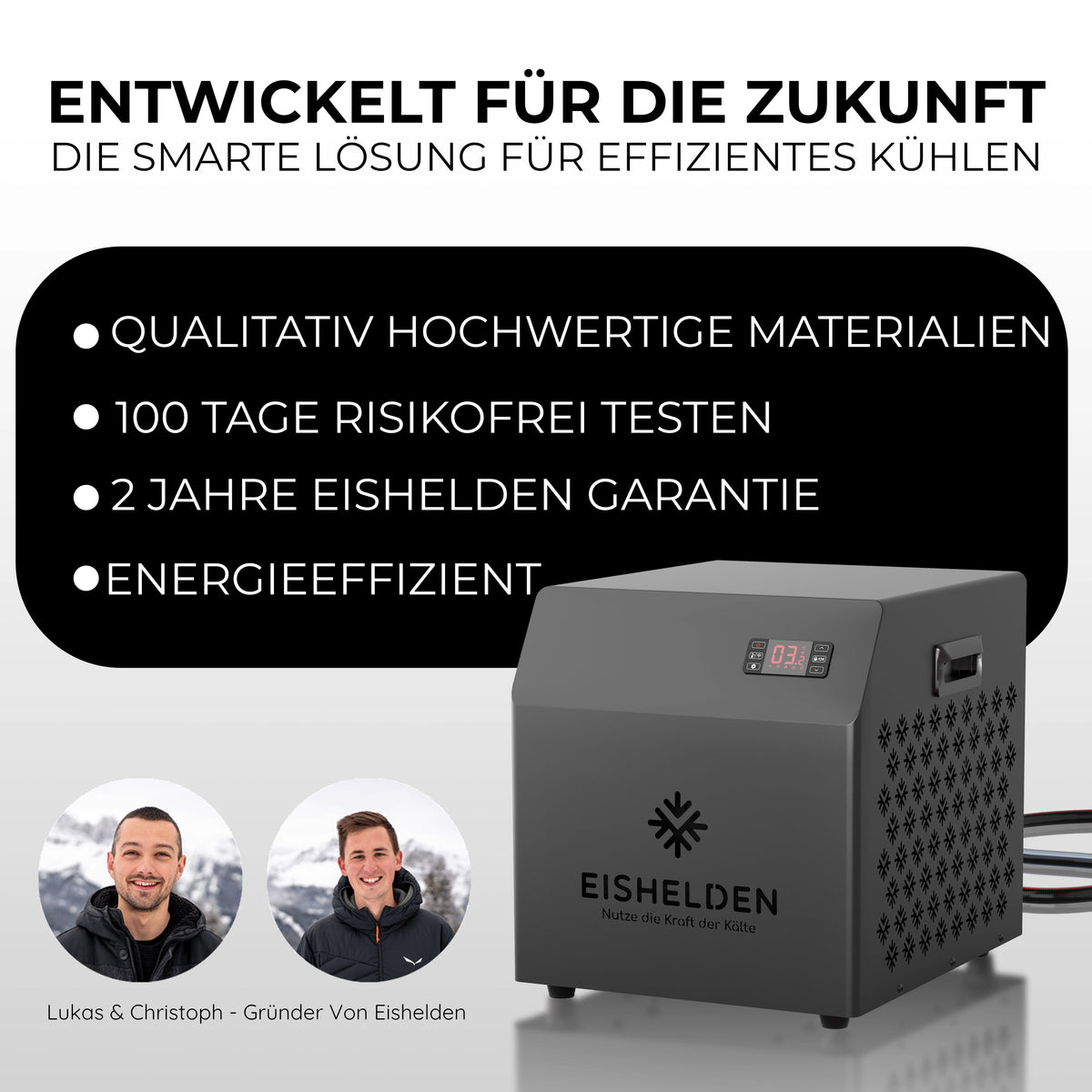 Eisbad & Durchlaufkühler Björn | All-in-One Eisbad Set