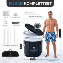 Pro Eisbad Komplettset Bundle (+ Thermometer, 3x Eisblock & Ebook)