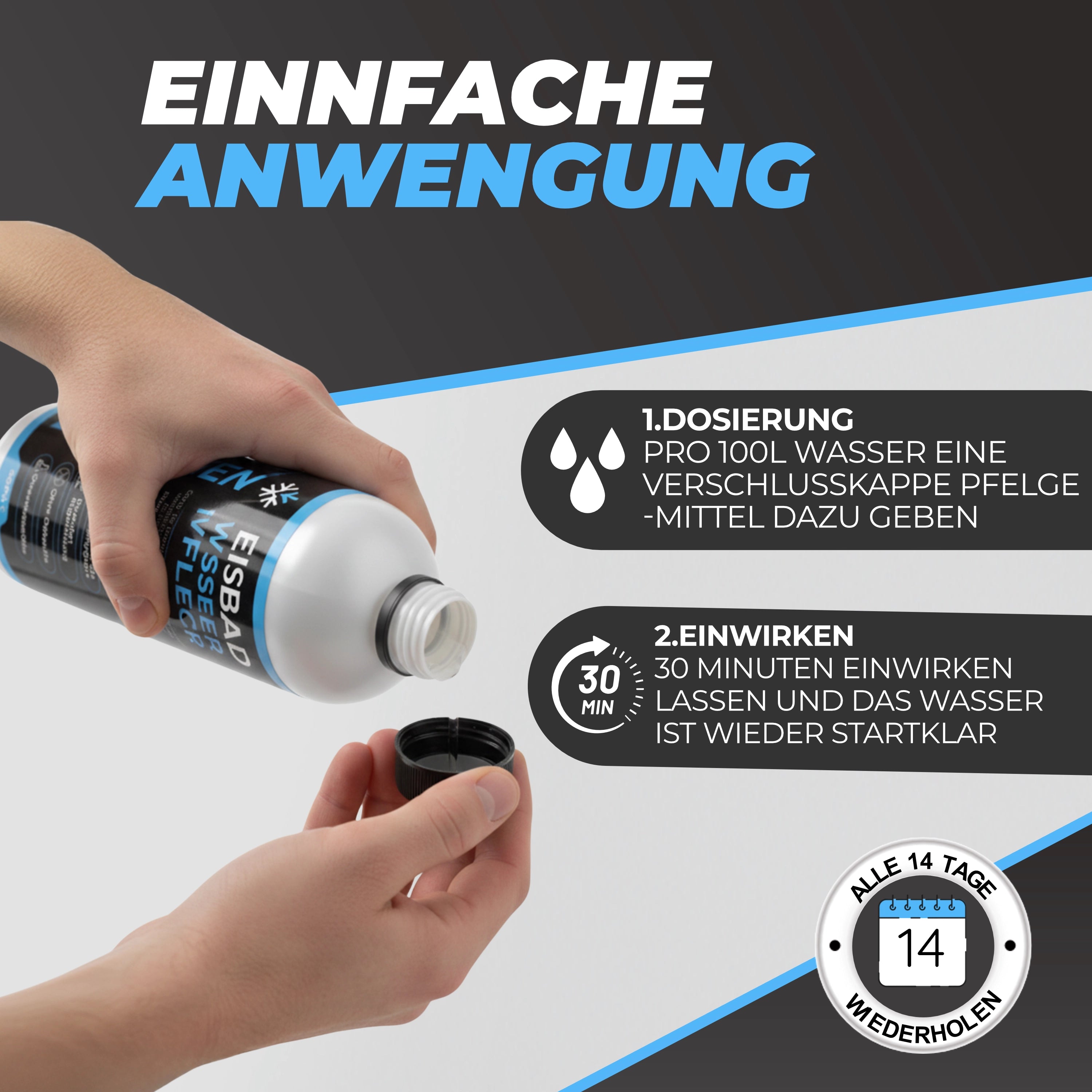 Eishelden Wasserpflege fürs Eisbad