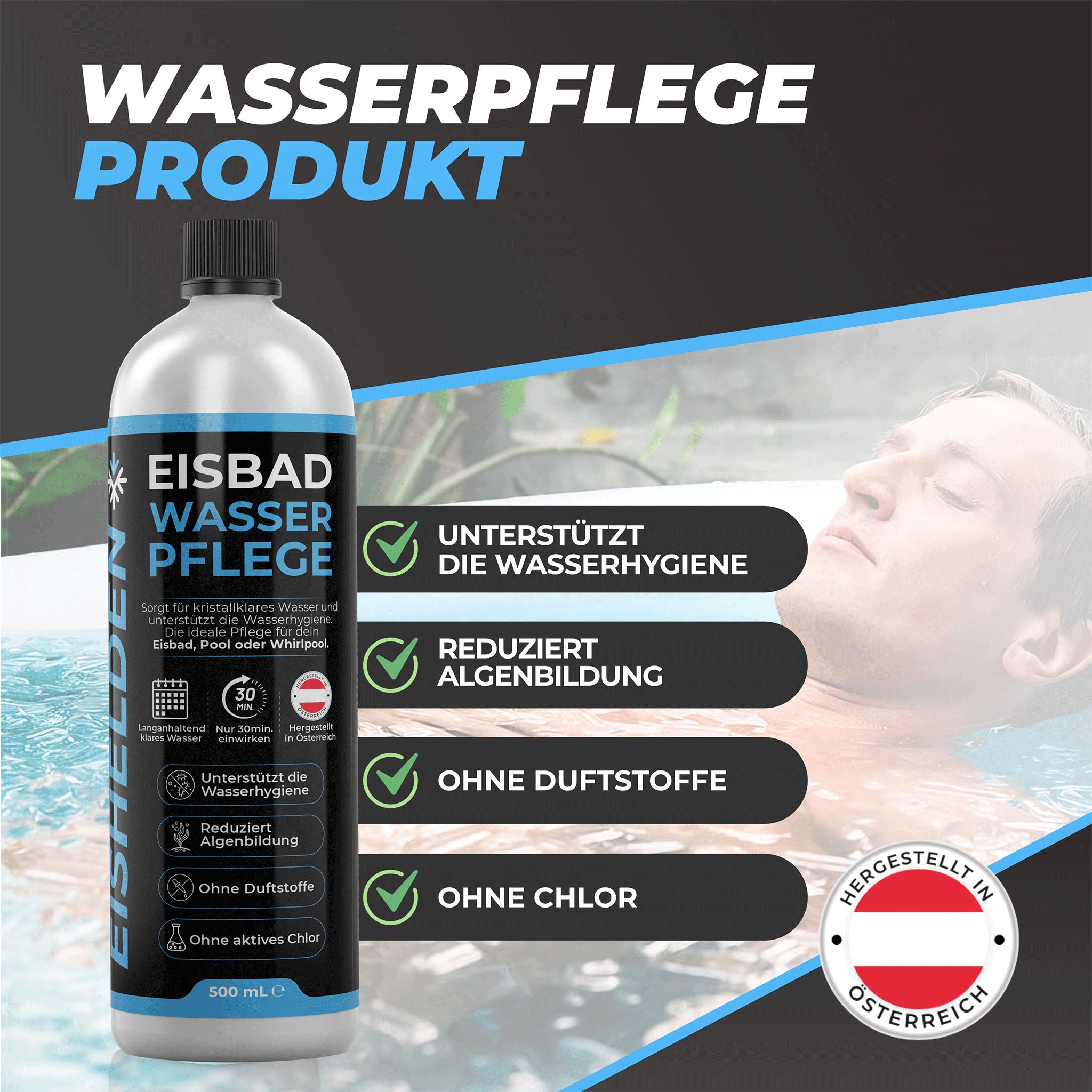 Eishelden Wasserpflege fürs Eisbad
